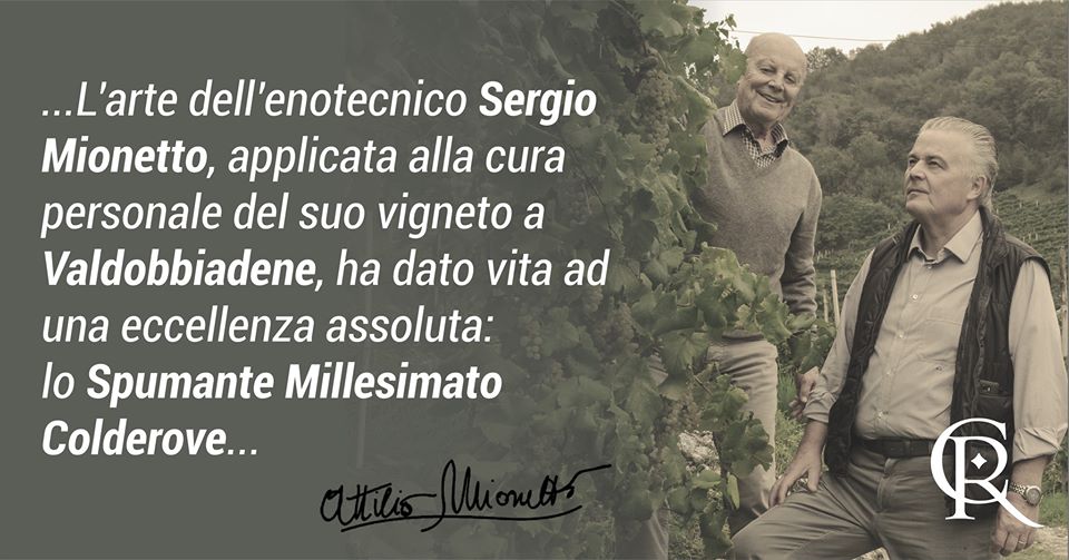 Attilio Mionetto e il Millesimato Colderove